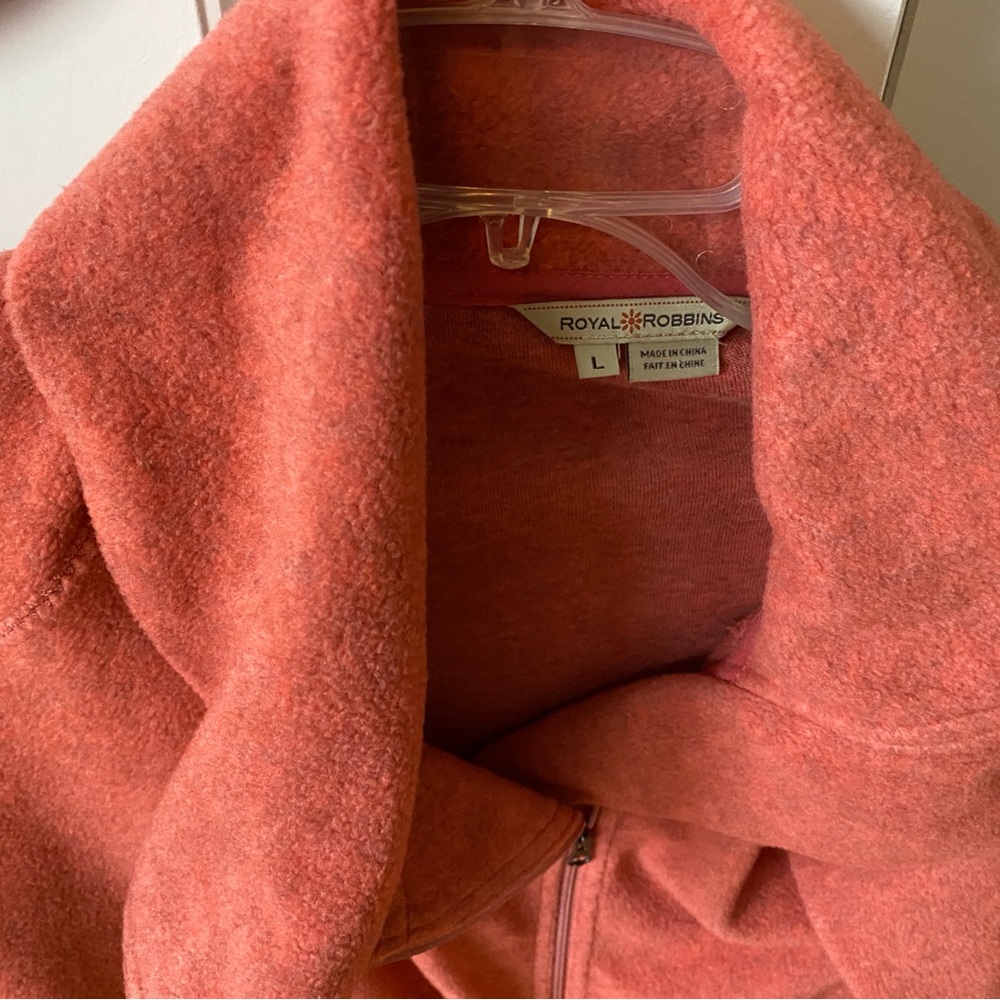 Royal Robbins Coral Heather Fleece Zip Jacket - Picture 2 of 3